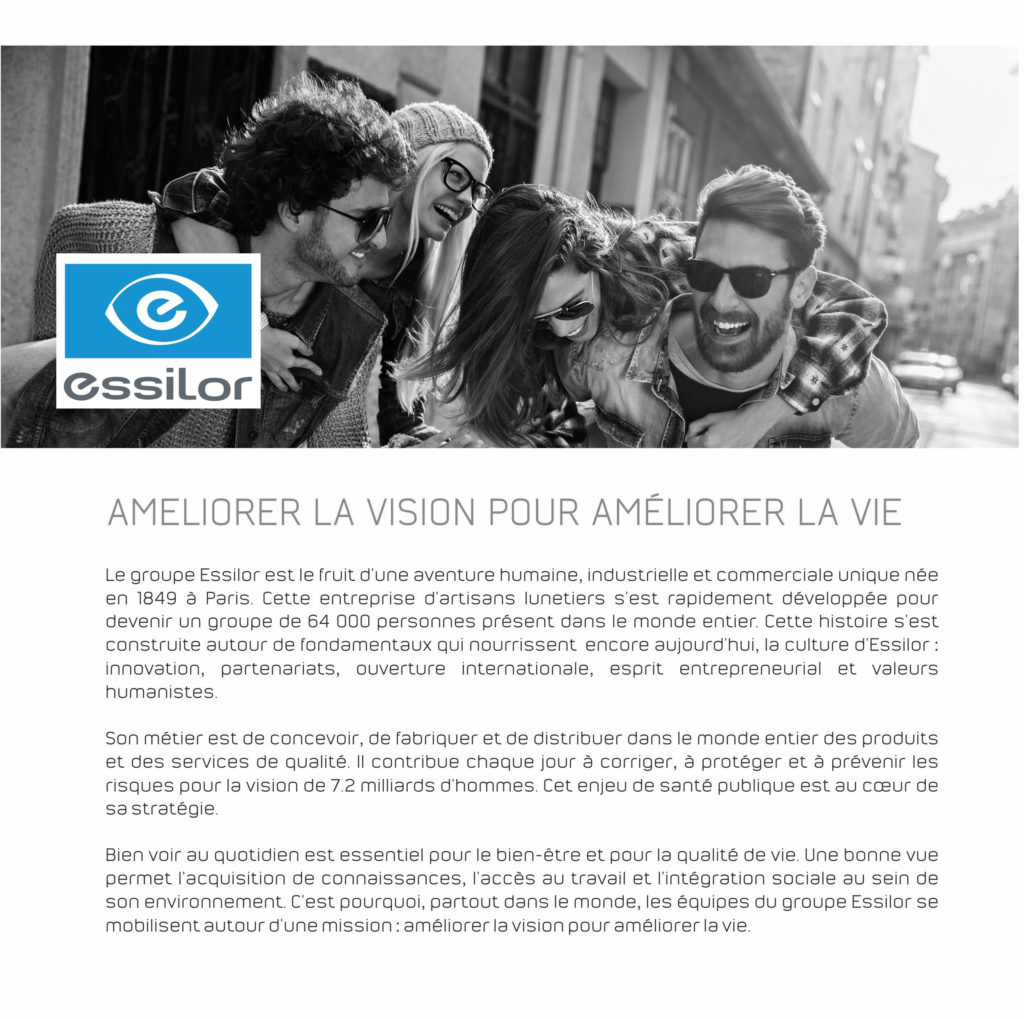 Essilor verres de lunettes